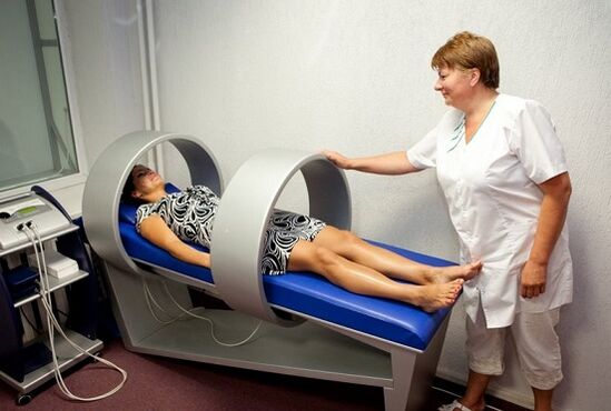 Os procedementos magnéticos forman parte do tratamento fisioterapéutico e forman un curso de 10 sesións
